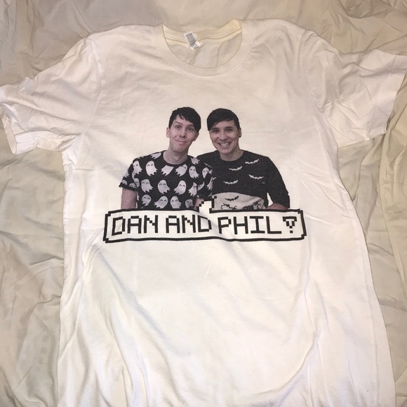Dan & Phil Redbubble TShirt - Picture 1 of 2